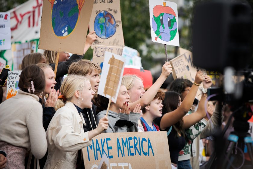 Klimastreiken på stortinget